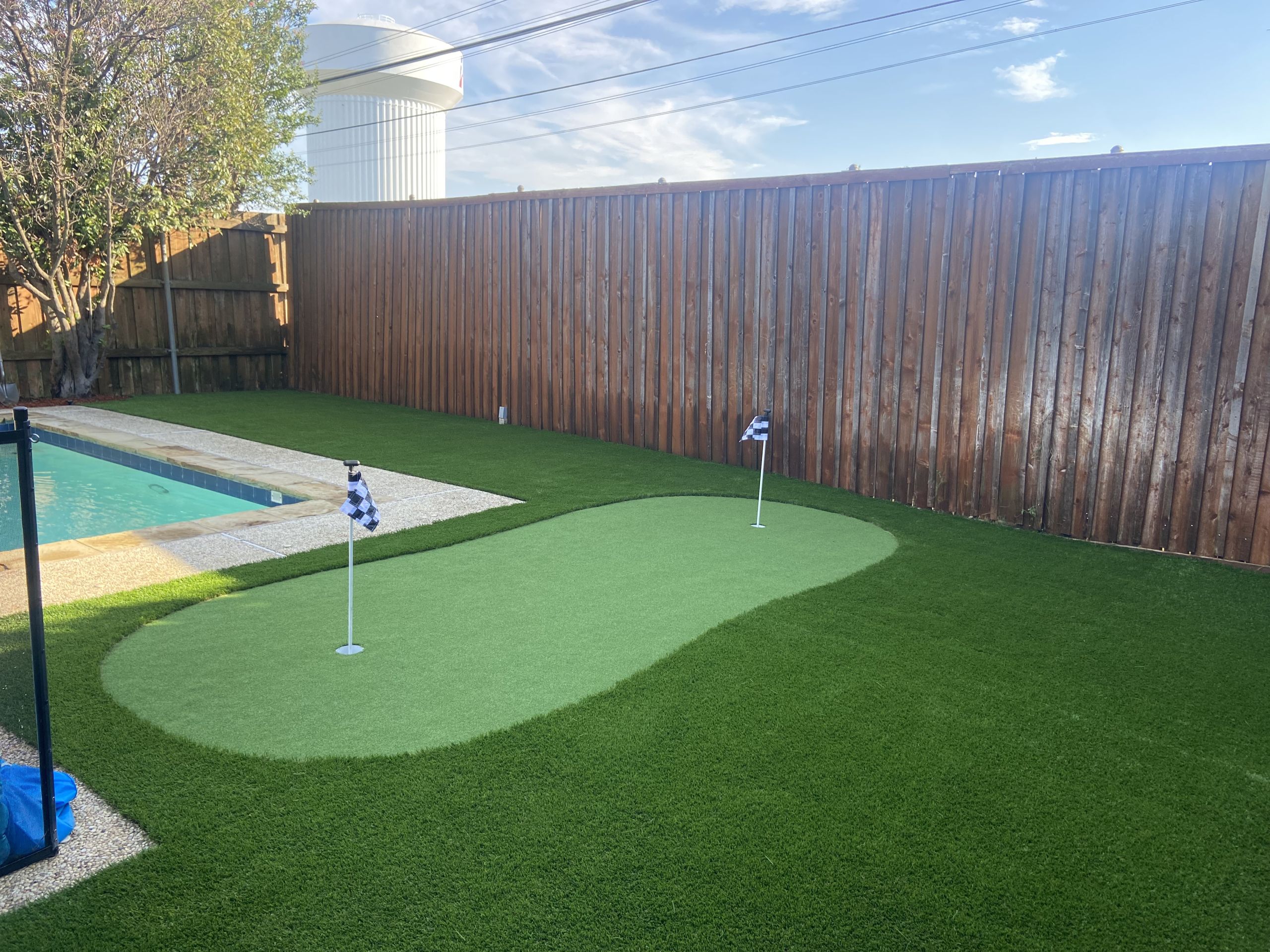 Backyard Putting Green Installation in Dallas / Fort Worth