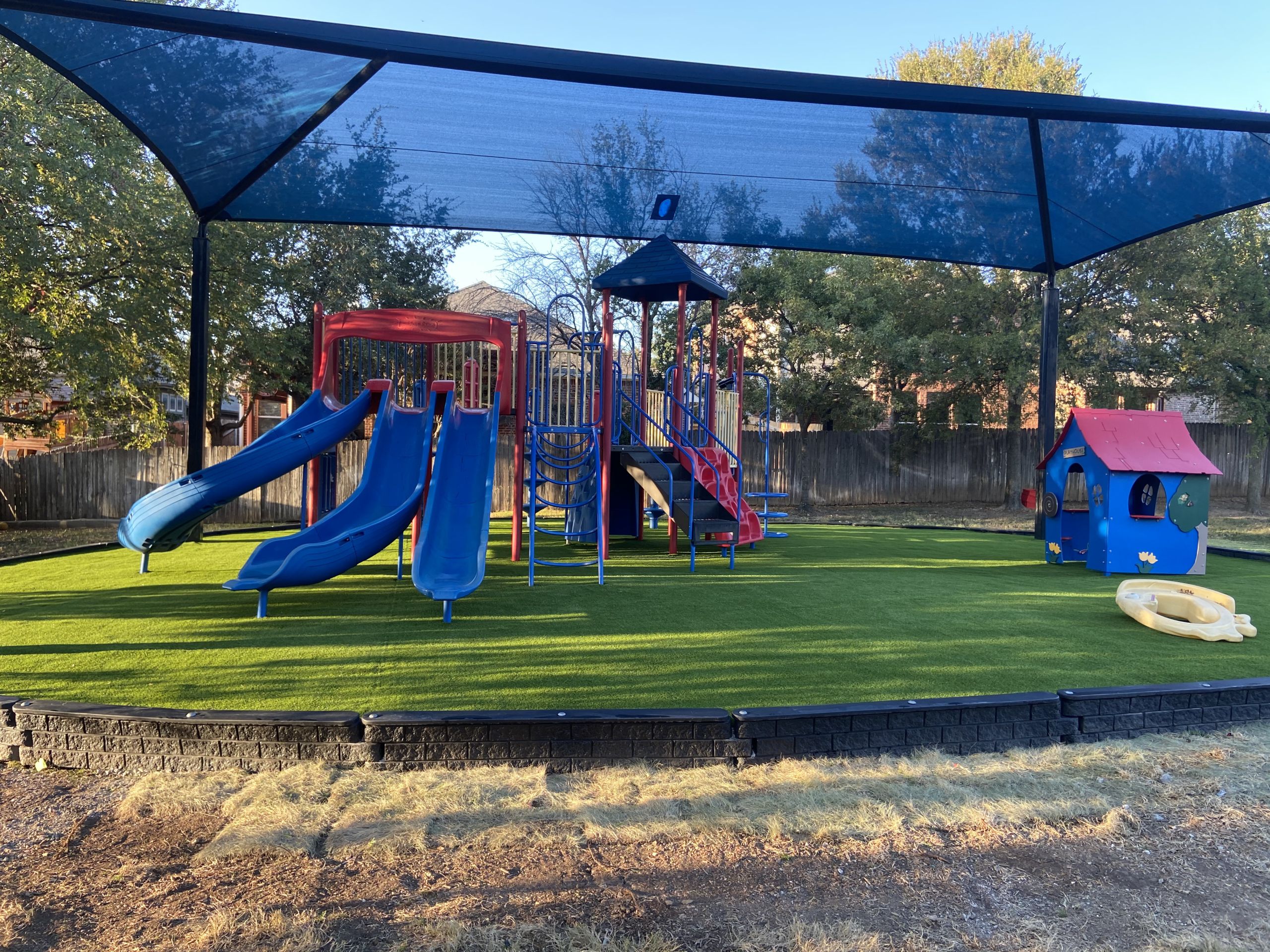 Playground Turf Installation Daycare Fort Worth